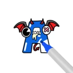 Logo of Monster Coloring android Application 